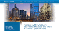 Desktop Screenshot of commercialclubchicago.org